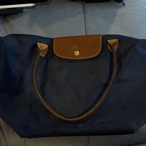 Navy Large Long Champ